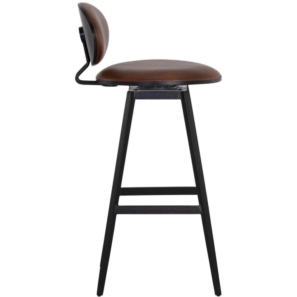 Ember Swivel Barstool - Bravo Cognac - Image 2