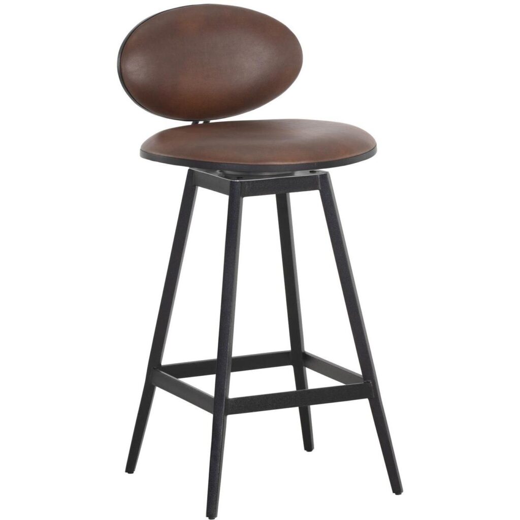 Ember Swivel Counter Stool - Bravo Cognac