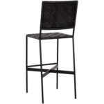 Omari Barstool - Black Leather 9 Omari Barstool - Black Leather 107070 107070 OMARI BARSTOOL BLACK BLACK LEATHER 3