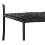 Omari Barstool - Black Leather 11 Omari Barstool - Black Leather 107070 107070 OMARI BARSTOOL BLACK BLACK LEATHER 6