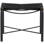 Riz Stool - Black Leather 7 Riz Stool - Black Leather 107086 107086 RIZ STOOL BLACK LEATHER 1