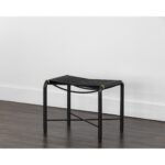 Riz Stool - Black Leather 9 Riz Stool - Black Leather 107086 107086 RIZ STOOL BLACK LEATHER 5