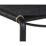Riz Stool - Black Leather 10 Riz Stool - Black Leather 107086 107086 RIZ STOOL BLACK LEATHER 6