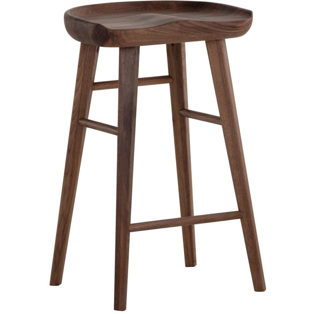 Dominic Counter Stool - Walnut