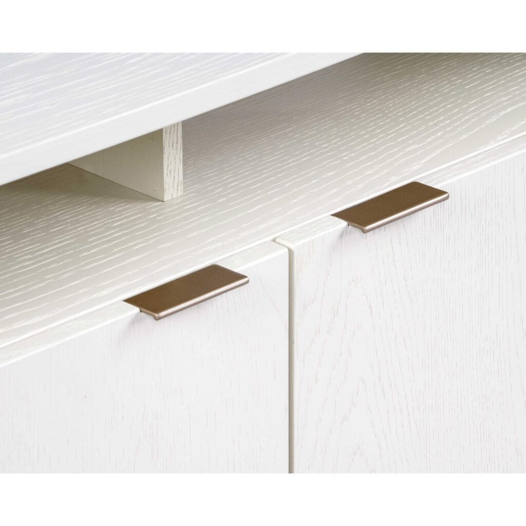 Ambrose Modular Media Console And Cabinet - Champagne Gold - Cream - Image 6