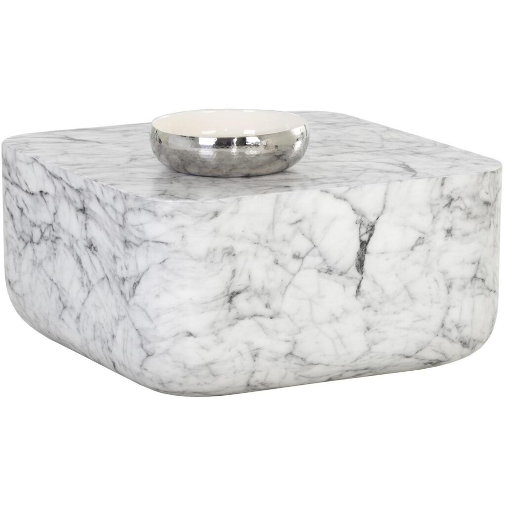 Strut Coffee Table - Marble Look