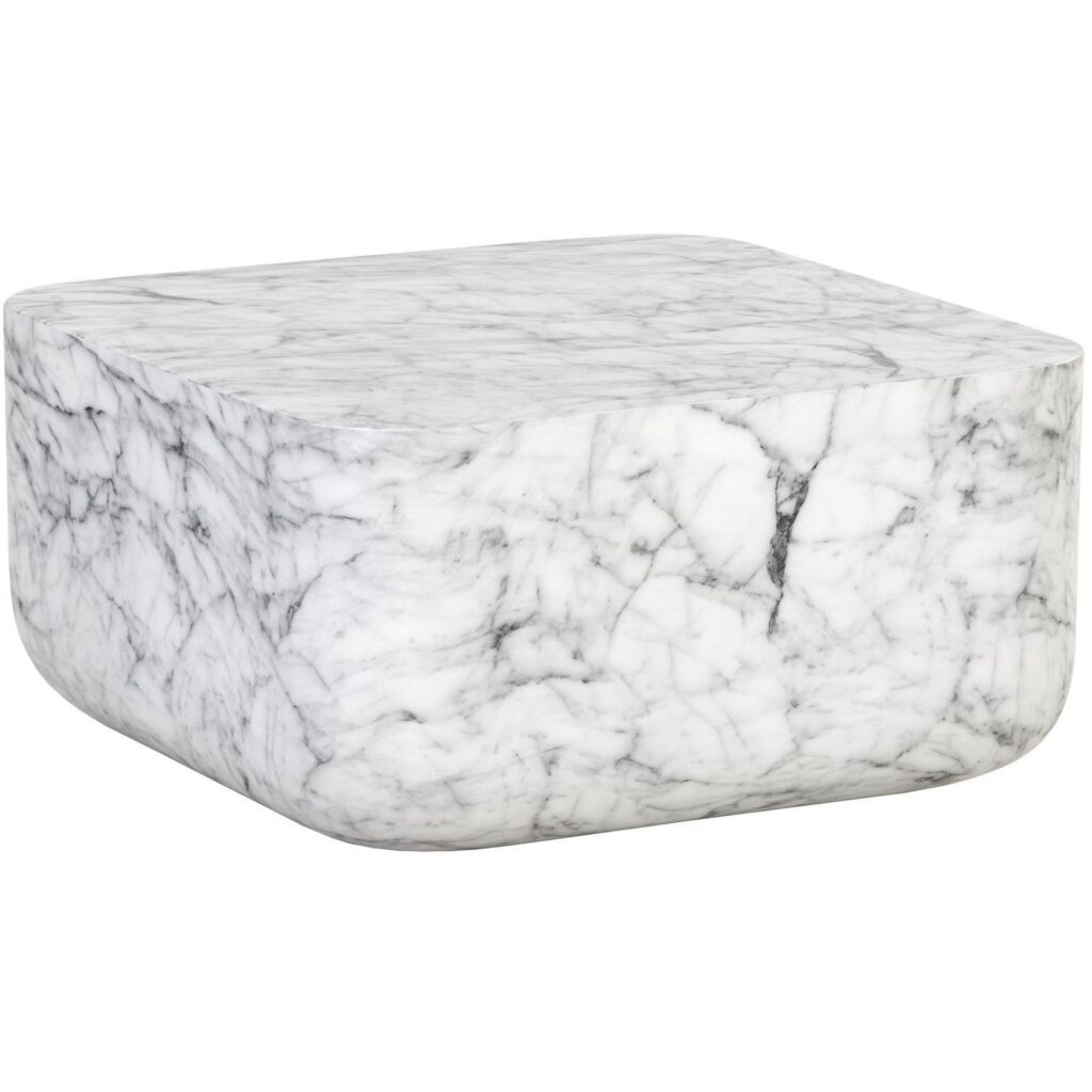 Strut Coffee Table - Marble Look - Image 2