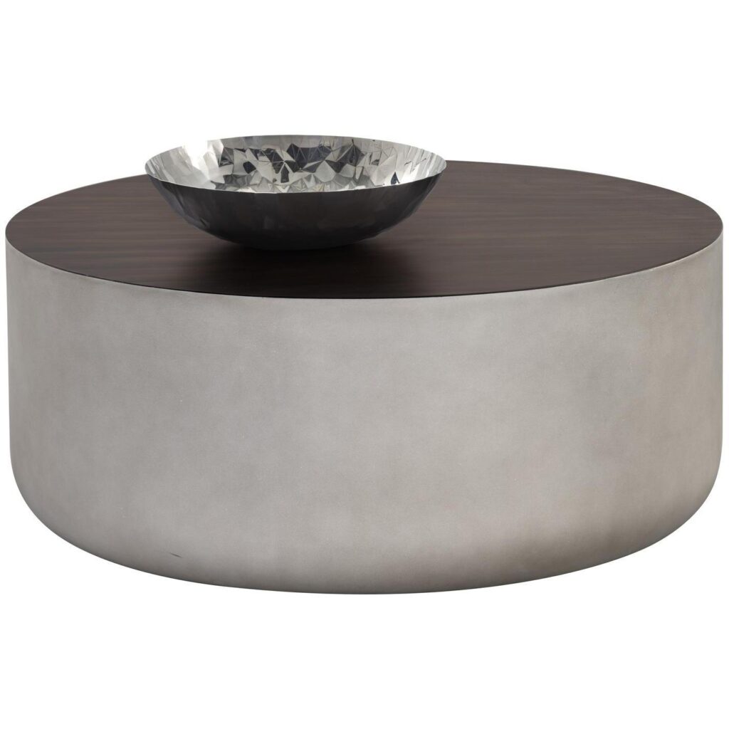 Diaz Coffee Table - Grey - Wood Grain Brown