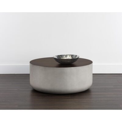 Diaz Coffee Table - Grey - Wood Grain Brown 107196 107196 DIAZ COFFEE TABLE GREY WOOD GRAIN BROWN 5