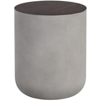 Diaz End Table - Grey - Wood Grain Brown 107197 107197 DIAZ END TABLE GREY WOOD GRAIN BROWN 1