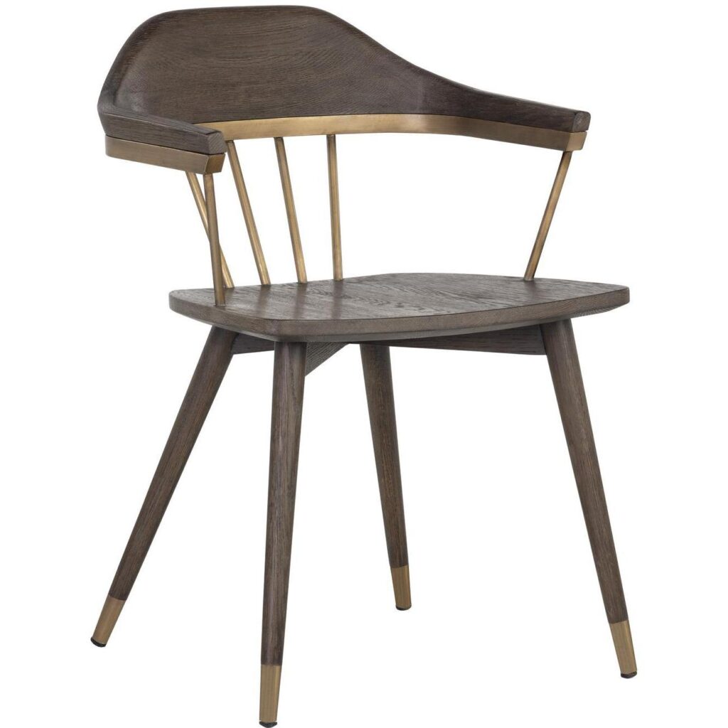 Demi Dining Chair - Dark Brown