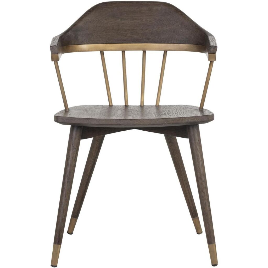 Demi Dining Chair - Dark Brown - Image 2