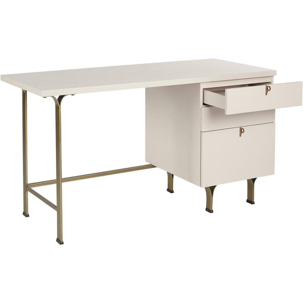 Celine Desk - Cream - Image 5