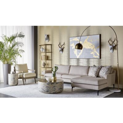 Lindley Lounge Chair - Astoria Cream Leather 107301 107301 LINDLEY LOUNGE CHAIR ASTORIA CREAM LEATHER 10