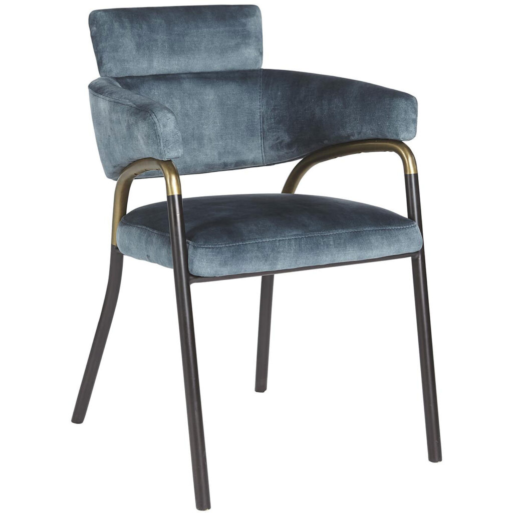 Sharqui Dining Armchair - Nono Petrol