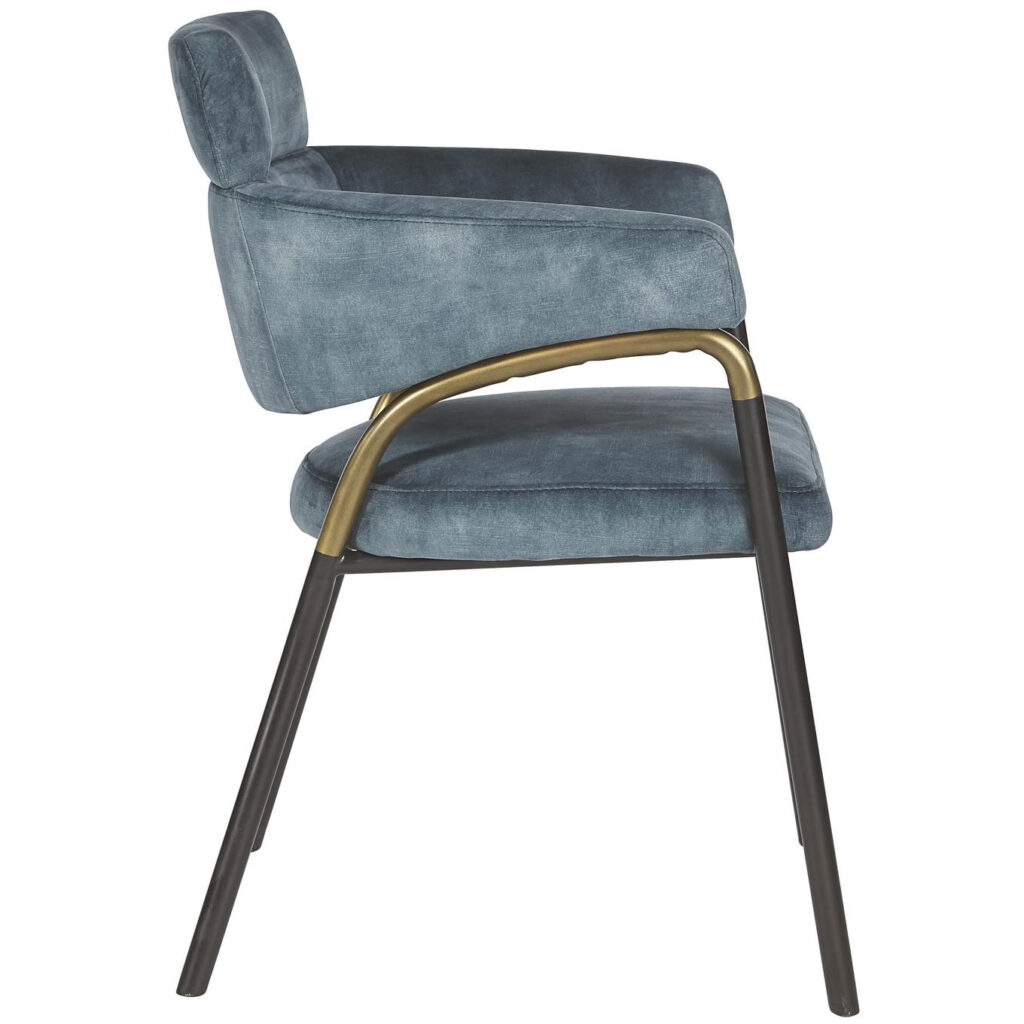 Sharqui Dining Armchair - Nono Petrol - Image 3