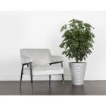 Derome Lounge Chair - Polo Club Stone 12 Derome Lounge Chair - Polo Club Stone 107315 107315 DEROME LOUNGE CHAIR POLO CLUB STONE 5