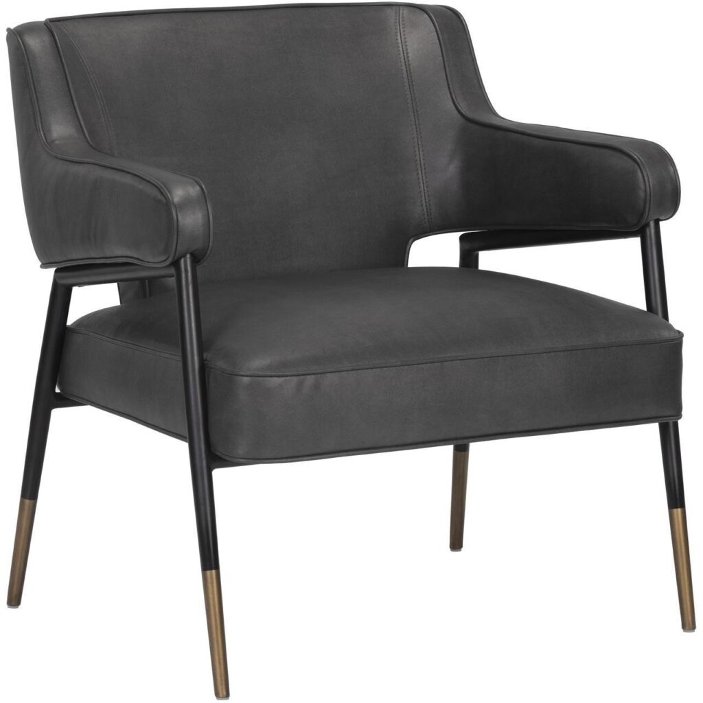 Derome Lounge Chair - Bravo Portabella