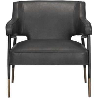 Derome Lounge Chair - Bravo Portabella 107316 107316 DEROME LOUNGE CHAIR BRAVO PORTABELLA 1