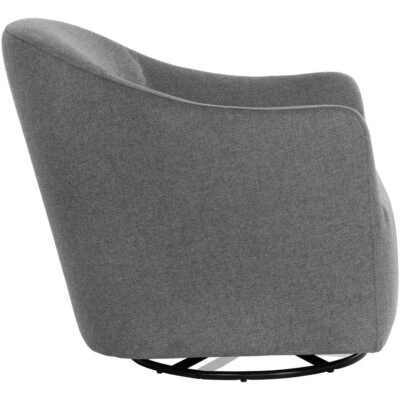 Silvana Glider Lounge Chair - Belfast Koala Grey 107421 107421 SILVANA GLIDER LOUNGE CHAIR BELFAST KOALA GREY 2