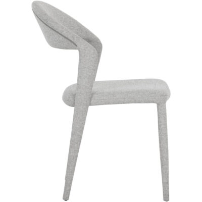 Romina Dining Chair - Belfast Heather Grey 107437 107437 ROMINA DINING CHAIR BELFAST HEATHER GREY 2