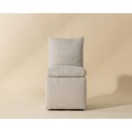 Glenrose Wheeled Dining Chair - Effie Linen 107449V 107449V GLENROSE WHEELED DINING CHAIR EFFIE LINEN 1