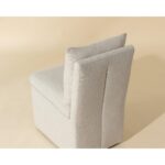 Glenrose Wheeled Dining Chair - Effie Linen 107449V 107449V GLENROSE WHEELED DINING CHAIR EFFIE LINEN 6