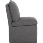 Glenrose Wheeled Dining Chair - Effie Smoke 8 Glenrose Wheeled Dining Chair - Effie Smoke 107450 107450 GLENROSE WHEELED DINING CHAIR EFFIE SMOKE 2