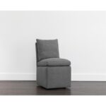 Glenrose Wheeled Dining Chair - Effie Smoke 10 Glenrose Wheeled Dining Chair - Effie Smoke 107450 107450 GLENROSE WHEELED DINING CHAIR EFFIE SMOKE 5