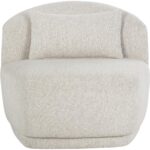 Soraya Swivel Armless Chair - Dove Cream 10 Soraya Swivel Armless Chair - Dove Cream 107454 107454 SORAYA SWIVEL ARMLESS CHAIR DOVE CREAM 1