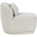 Soraya Swivel Armless Chair - Dove Cream 11 Soraya Swivel Armless Chair - Dove Cream 107454 107454 SORAYA SWIVEL ARMLESS CHAIR DOVE CREAM 2