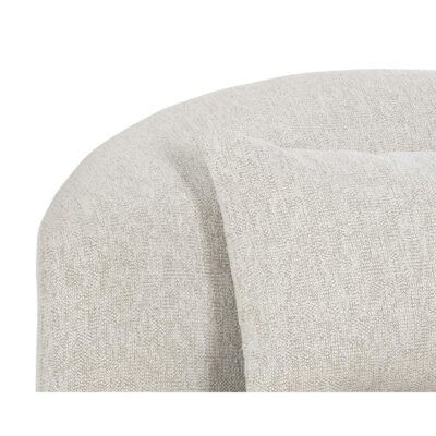 Soraya Swivel Armless Chair - Dove Cream 107454 107454 SORAYA SWIVEL ARMLESS CHAIR DOVE CREAM 7