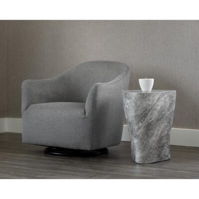 Dali End Table - Large - Marble Look - Grey 107468 107468 DALI END TABLE LARGE MARBLE LOOK GREY 5