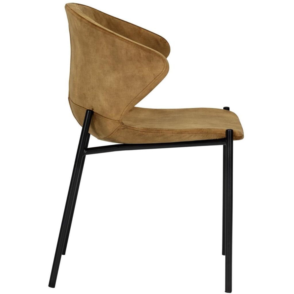 Eric Dining Chair - Nono Tapenade Gold - Image 3