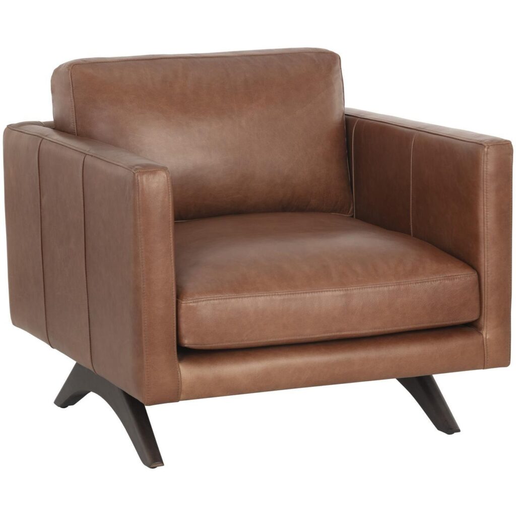 Rogers Armchair - Shalimar Tobacco Leather