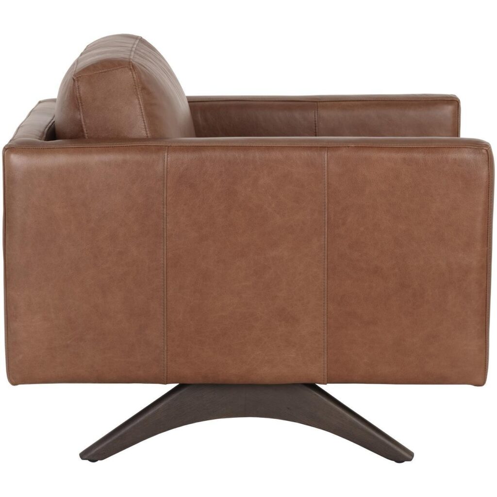 Rogers Armchair - Shalimar Tobacco Leather - Image 3