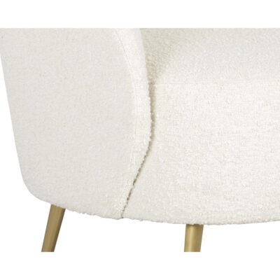 Clea Lounge Chair - Altro White 107571 107571 CLEA LOUNGE CHAIR ALTRO WHITE 6