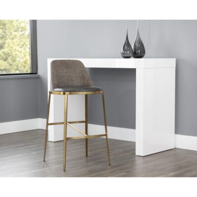 Dover Barstool - Bravo Portabella / Sparrow Grey 107574 107574 DOVER BARSTOOL BRAVO PORTABELLA SPARROW GREY 5