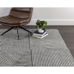 Serene Hand-Woven Rug - Black / White - 5' X 8' 6 Serene Hand-Woven Rug - Black / White - 5' X 8' 107588 107588 SERENE HAND WOVEN RUG BLACK WHITE 5 X 8 5