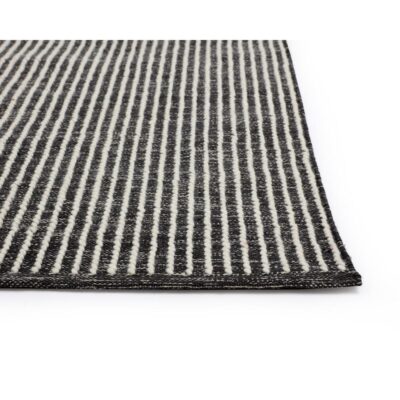 Serene Hand-Woven Rug - Black / White - 5' X 8' 107588 107588 SERENE HAND WOVEN RUG BLACK WHITE 5 X 8 6