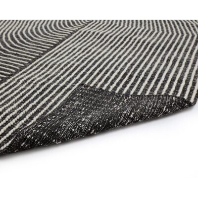 Serene Hand-Woven Rug - Black / White - 5' X 8' 107588 107588 SERENE HAND WOVEN RUG BLACK WHITE 5 X 8 7