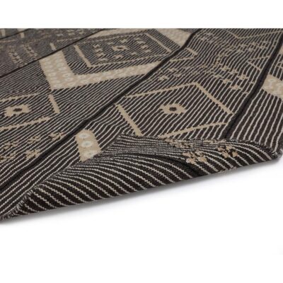 Asana Hand-Woven Rug - Black / Tan - 5' X 8' 107610 107610 ASANA HAND WOVEN RUG CHARCOAL BEIGE 5 X 8 7