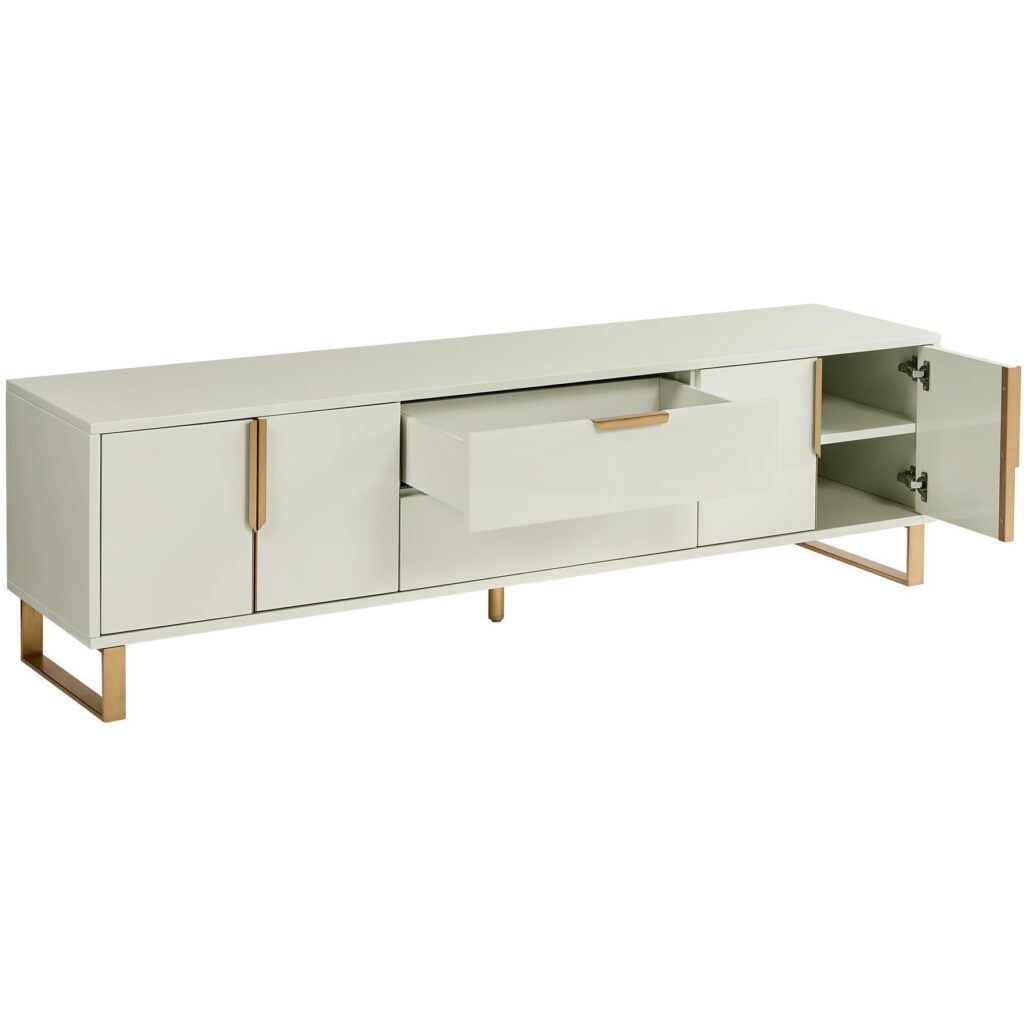 Barnette Media Console And Cabinet - Image 2