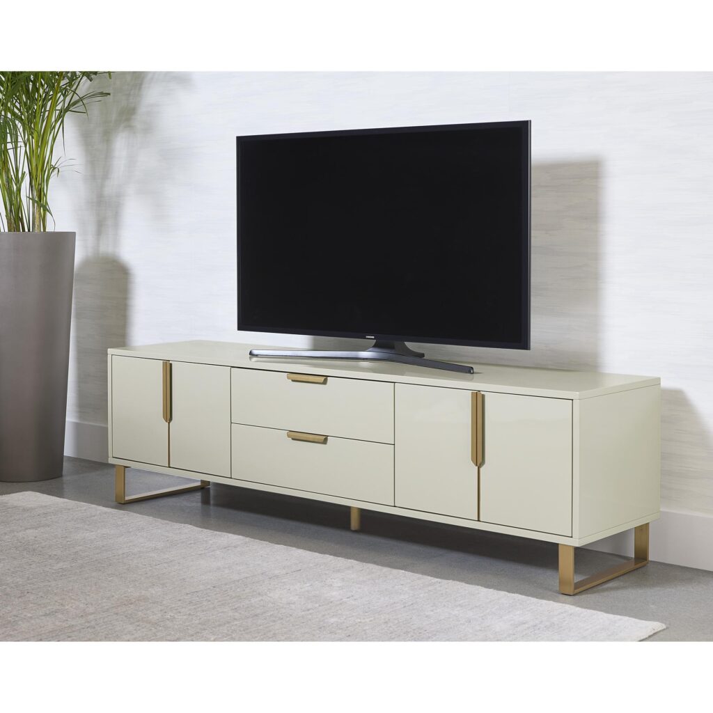 Barnette Media Console And Cabinet - Image 3