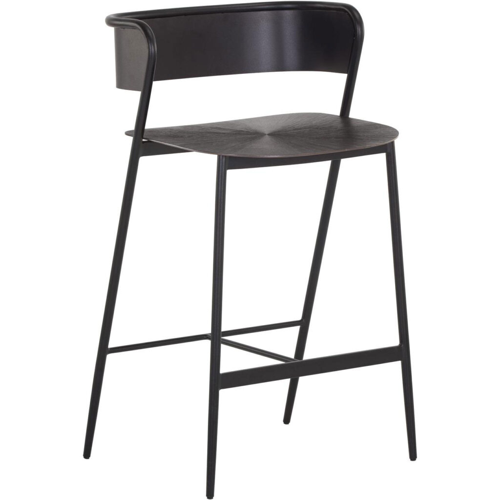 Keanu Counter Stool - Gunmetal