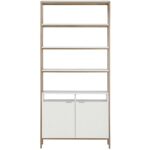 Ambrose Modular Bookcase - Large - Champagne Gold - Cream 6 Ambrose Modular Bookcase - Large - Champagne Gold - Cream 107644 107644 AMBROSE MODULAR BOOKCASE LARGE CHAMPAGNE GOLD CREAM 1