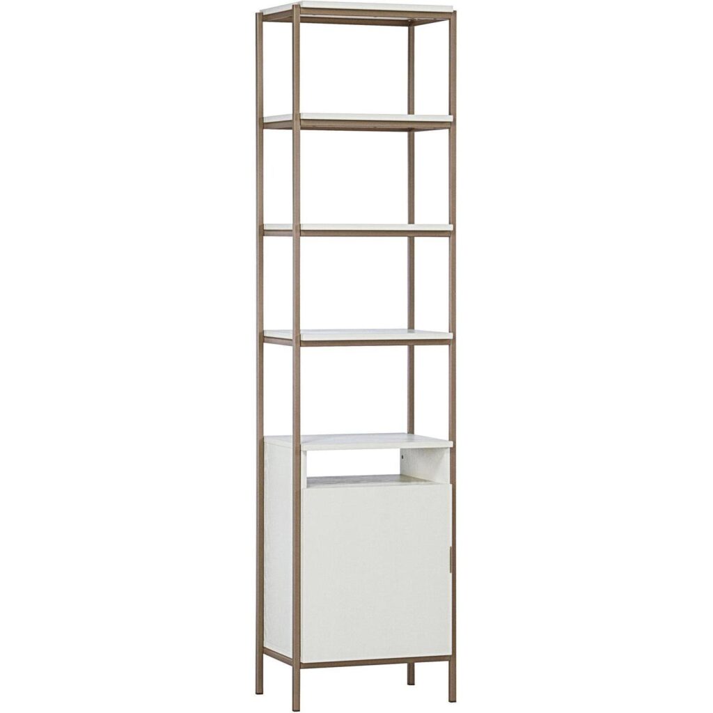 Ambrose Modular Bookcase - Small - Champagne Gold - Cream