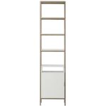 Ambrose Modular Bookcase - Small - Champagne Gold - Cream 7 Ambrose Modular Bookcase - Small - Champagne Gold - Cream 107645 107645 AMBROSE MODULAR BOOKCASE SMALL CHAMPAGNE GOLD CREAM 1