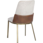 Marie Dining Chair - Belfast Oatmeal / Bravo Cognac 9 Marie Dining Chair - Belfast Oatmeal / Bravo Cognac 107647 107647 MARIE DINING CHAIR BELFAST OATMEAL BRAVO COGNAC 3