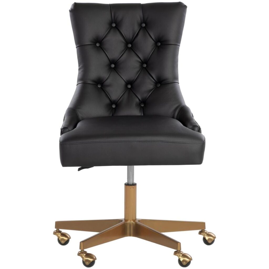 Delilah Office Chair - Dillon Black - Image 2